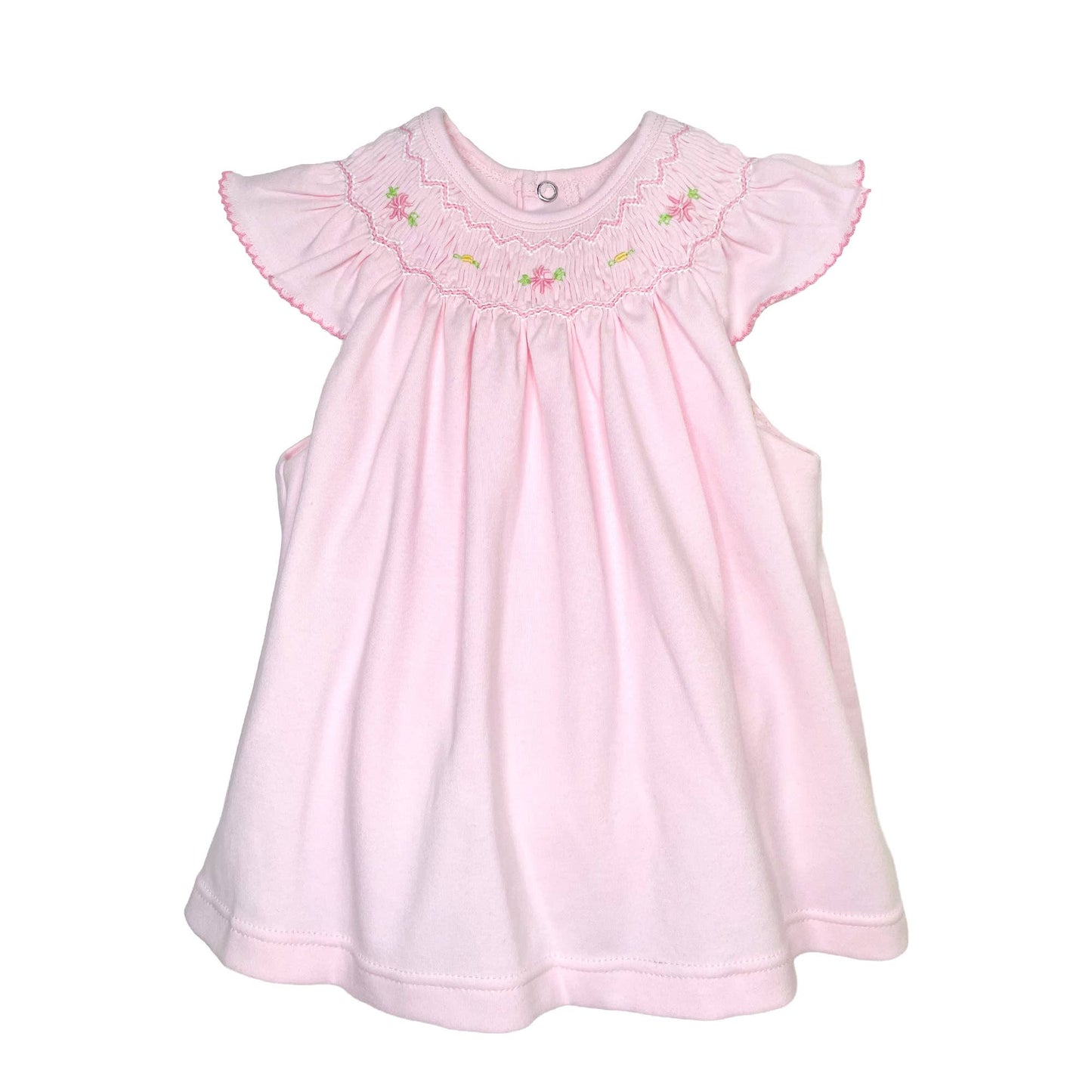 Hand Bishop Smocked Knit Top & Bloomer Set
