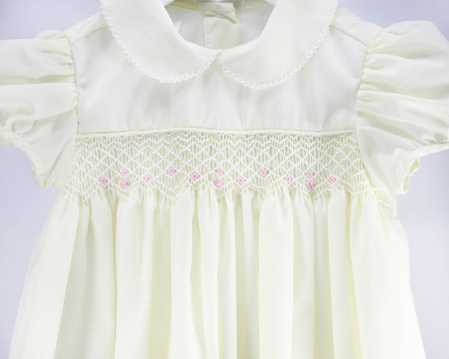 White Over Yellow Renee Dress