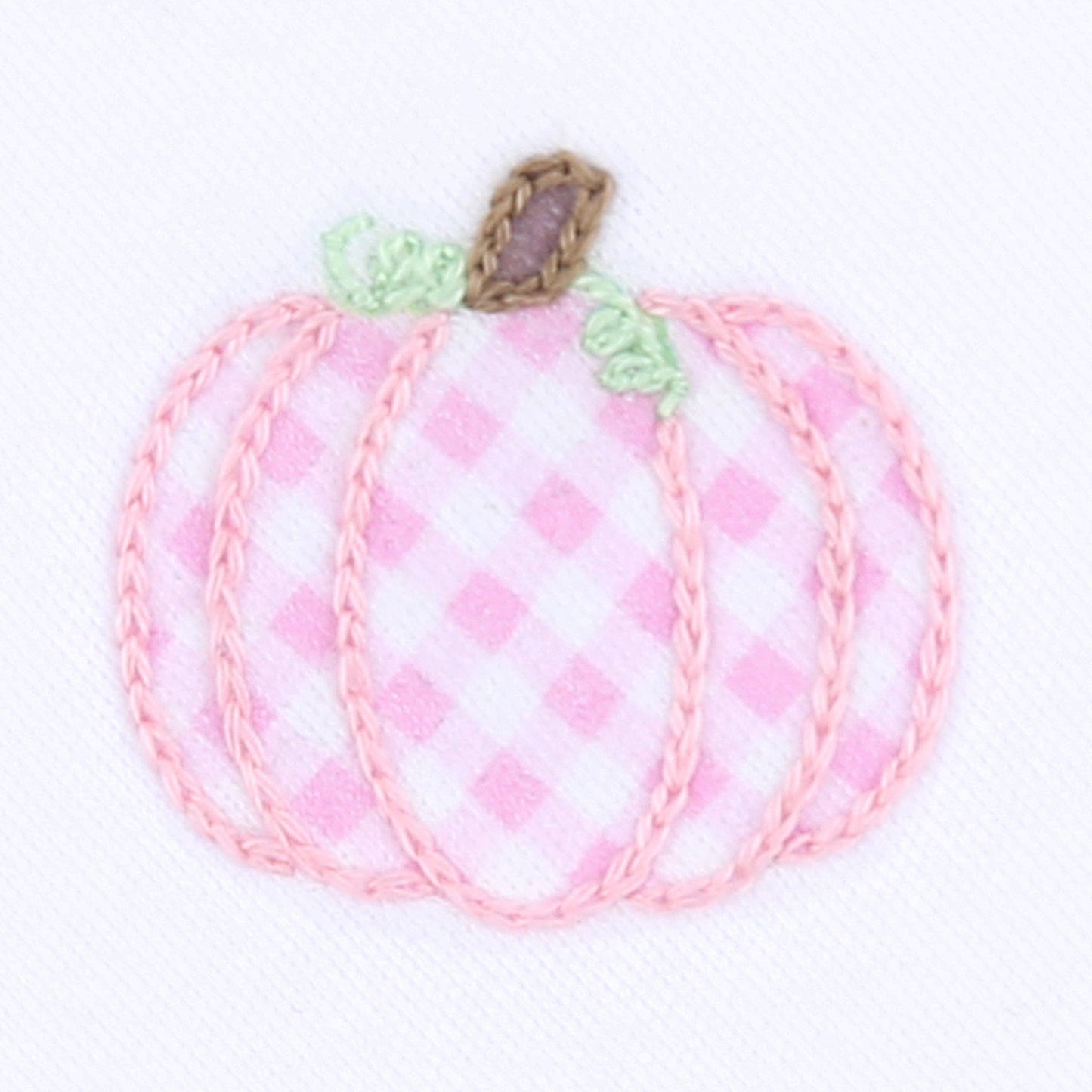 Sweet Pumpkin Pink Embroidered Short Sleeve Dress Set