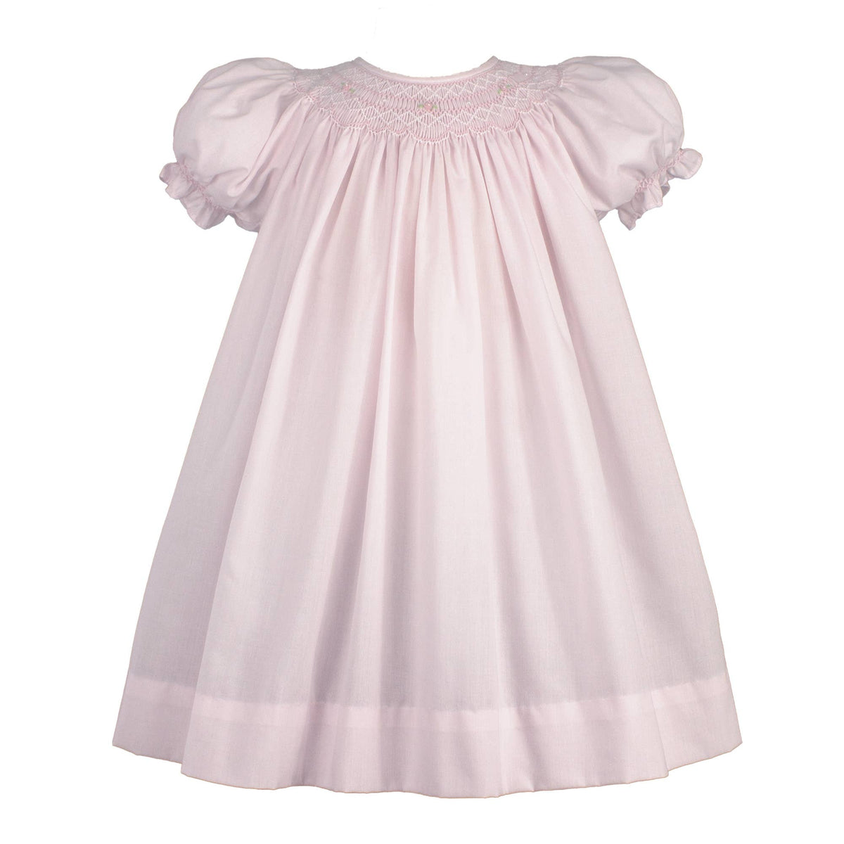 Bishop Smocked Daygown with Pearls