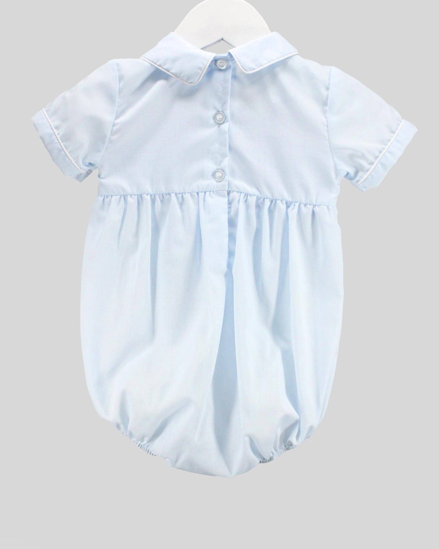 White Over Light Blue Matthew Bubble