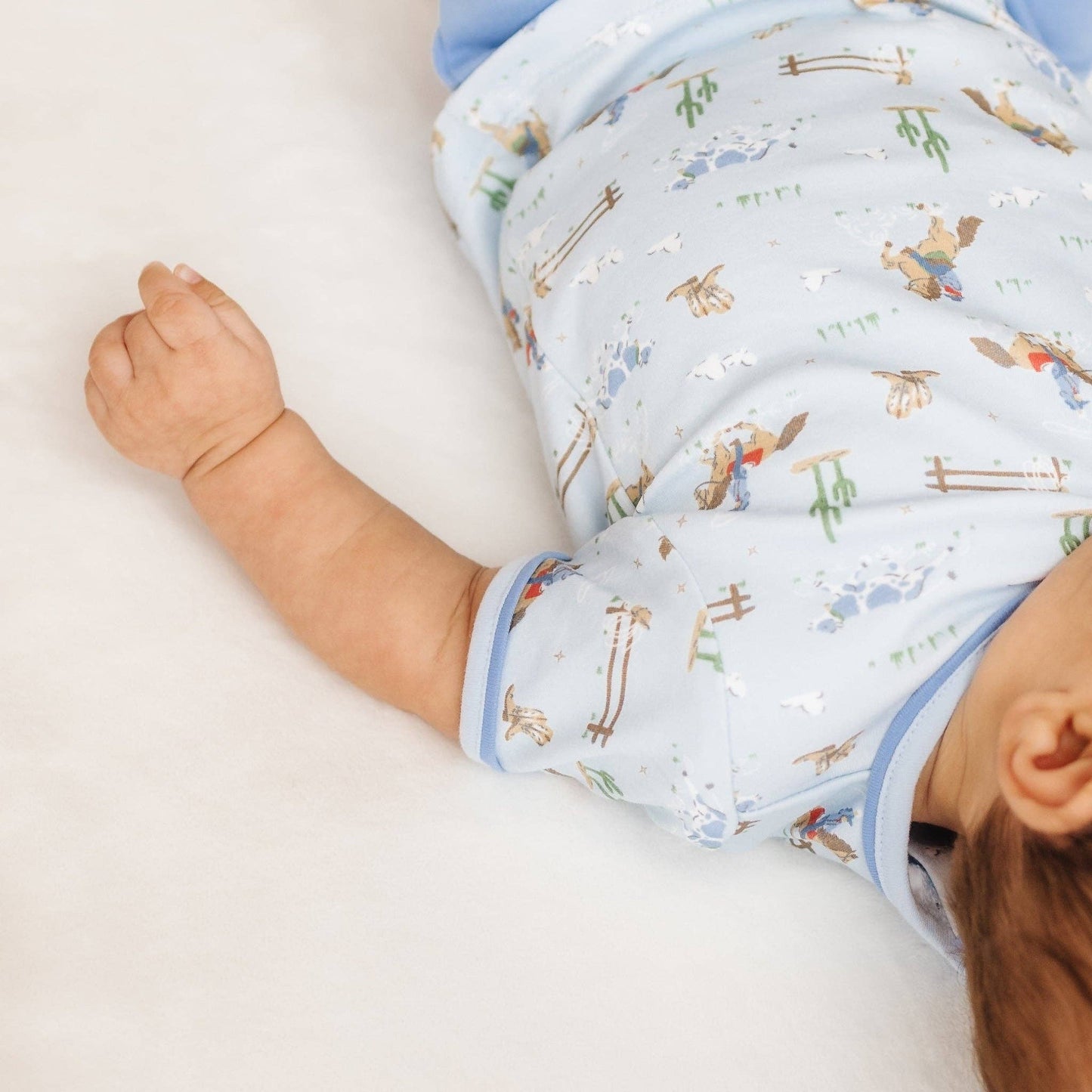 Little Wranglers Diaper Cover Set - Sky