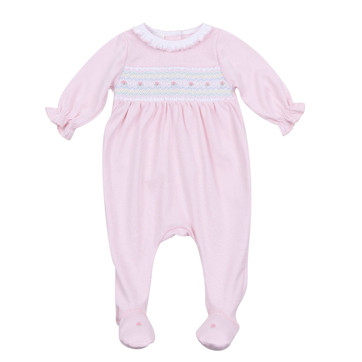 Junie's Classics Smocked Ruffle Footie