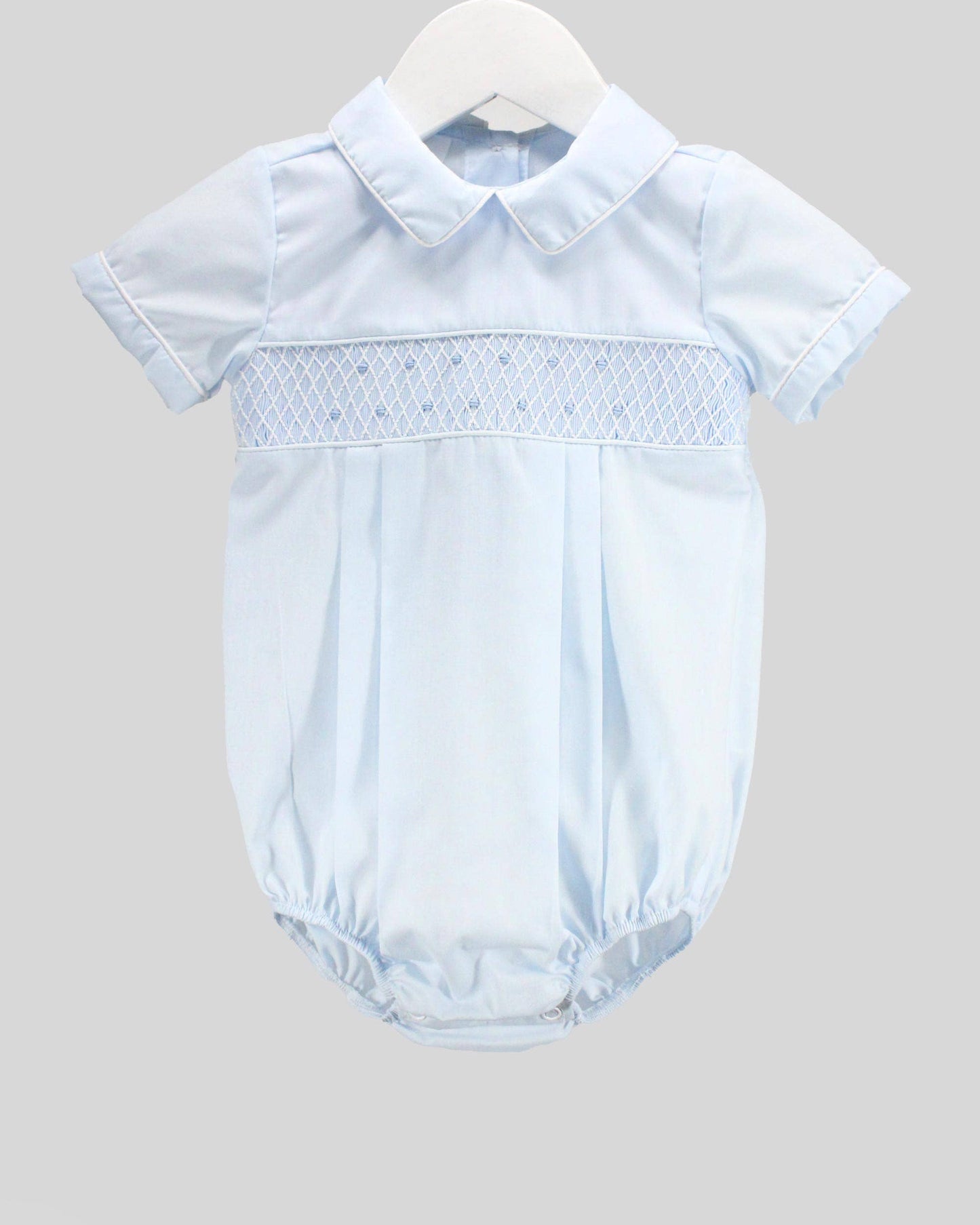 White Over Light Blue Matthew Bubble