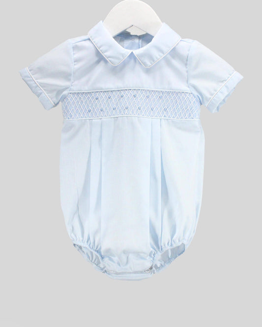 White Over Light Blue Matthew Bubble